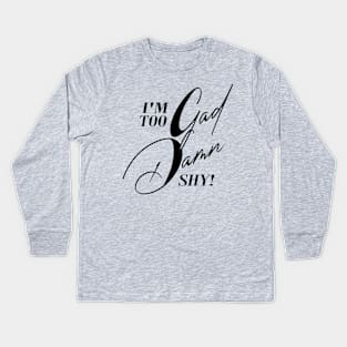 GAD Damn Shirt || Mental Illness Anxiety Other tags Kids Long Sleeve T-Shirt